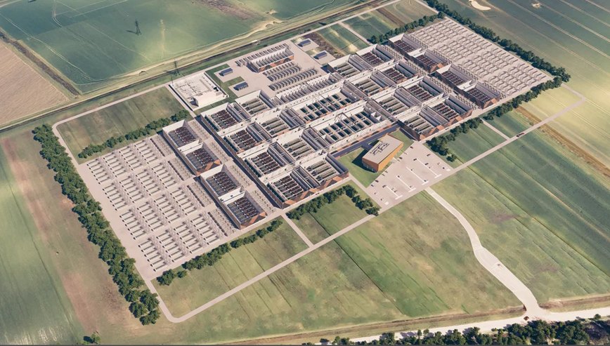 Indicative data center campus at full build