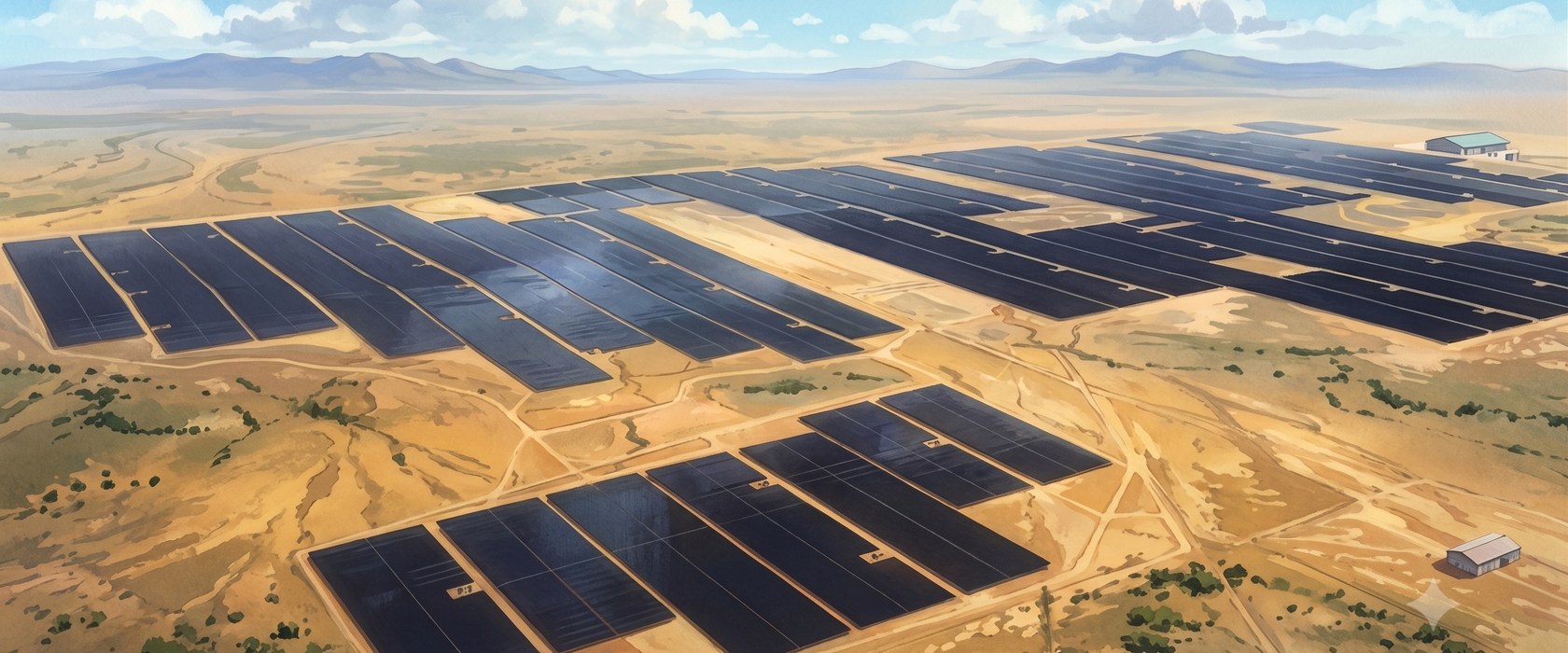 Sun Mesa campus, aerial